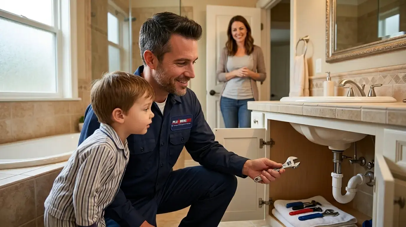 Licensed plumber at work in Lyons, IL